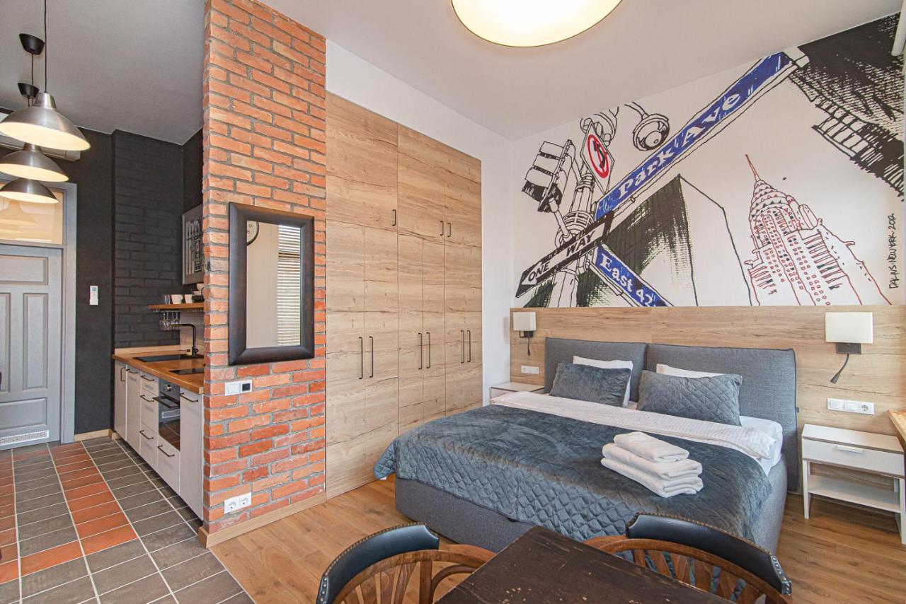 Modern Vilnius Old Town Apartment With Free Parking エクステリア 写真