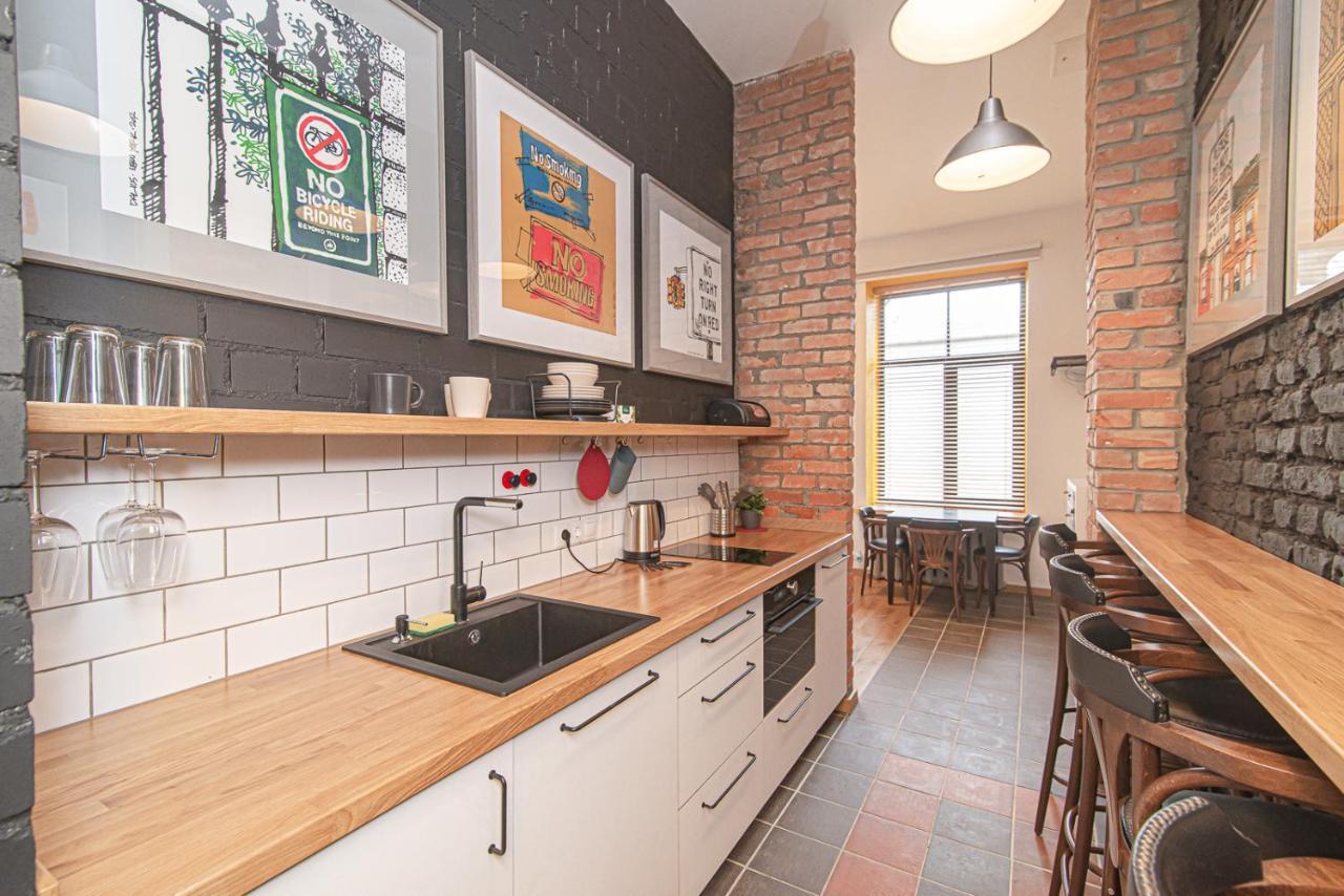 Modern Vilnius Old Town Apartment With Free Parking エクステリア 写真